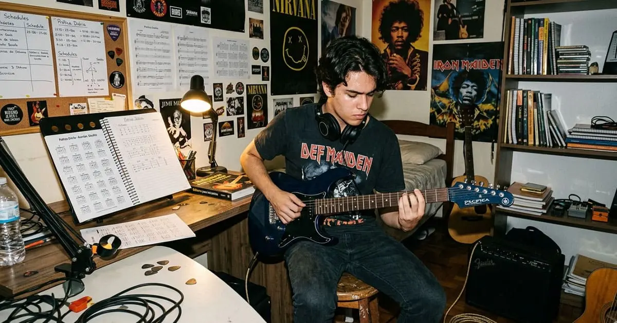 erros ao aprender guitarra iniciante cometendo erros ao estudar guitarra